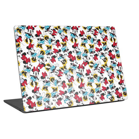 Disney Minnie Mouse Rockin Minnie Pattern Universal Laptop 11in (8.8 x 6.2in) Skin